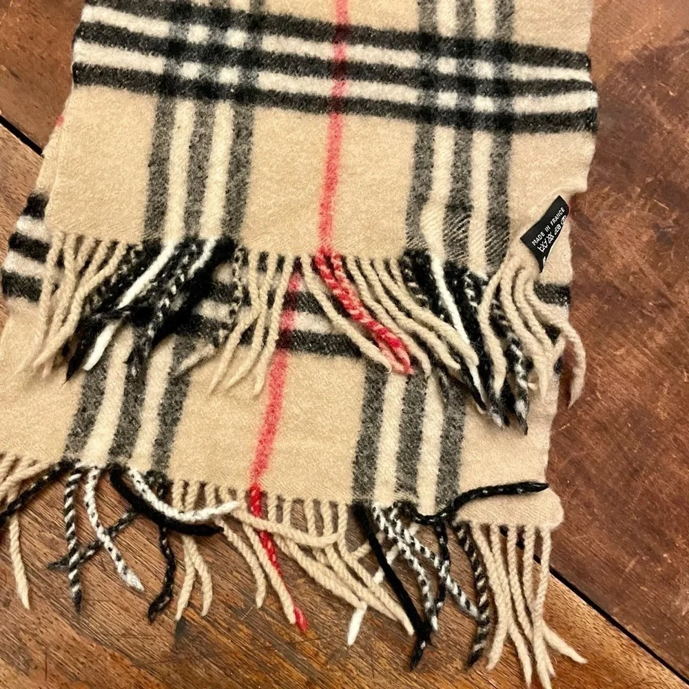- Woolmark 100% wool scarf Vintage - Picture 2 of 4